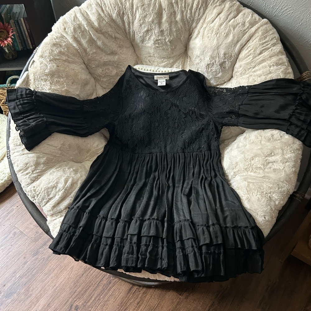 Black Woman’s Ruffle Dress